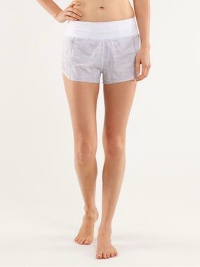 lululemon athletica Light as Air Gray Athletic Shorts